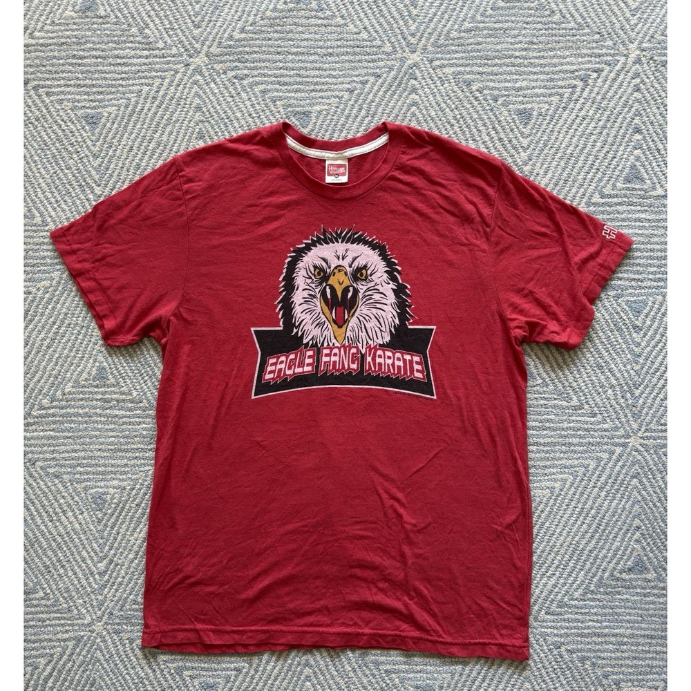 Homage Eagle‎ Fang Karate T-Shirt - Cobra Kai - Red - XL